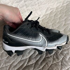 Nike Black and White Sports Cleats